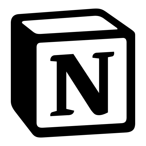 the logo for notion